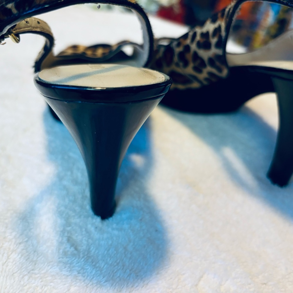 Brand New Fur Heels By NINE WEST - Size 7.5 M - Heel Height 3.5 Inches - Picture 4 of 6